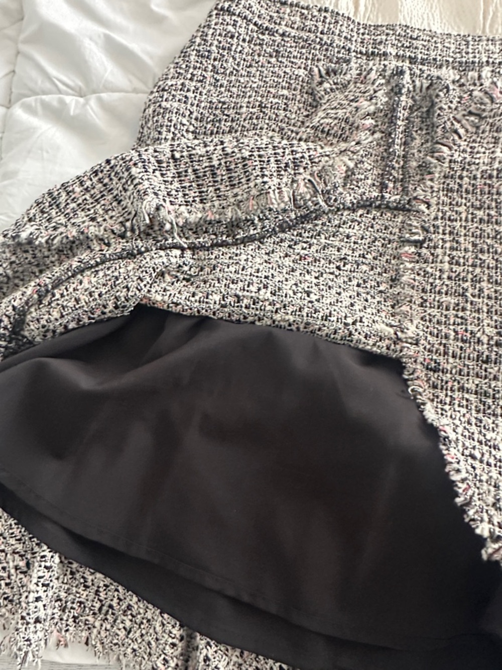 Rebecca Taylor petal sleeve silk and Tweed dress 4 - Picture 8 of 11